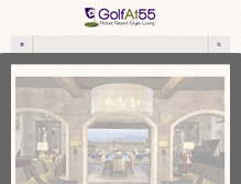 Tablet Screenshot of golfat55.com